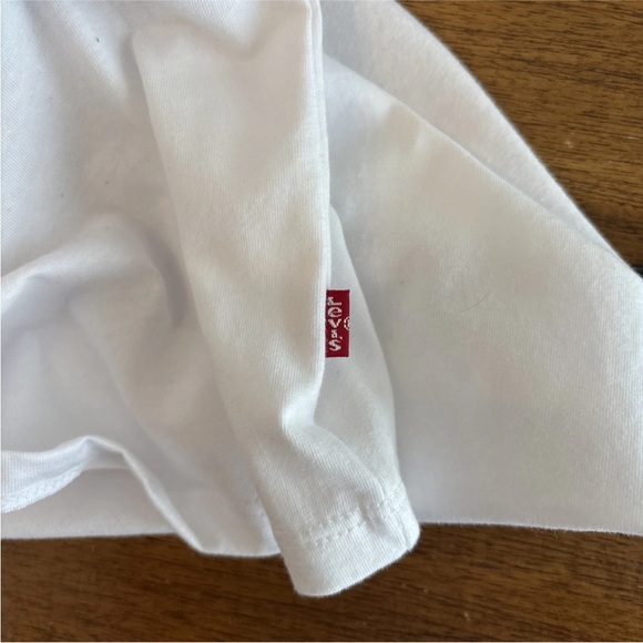 Levi’s Shirt Adult Medium White Short Sleeve Casual Tee - Picture 12 of 12